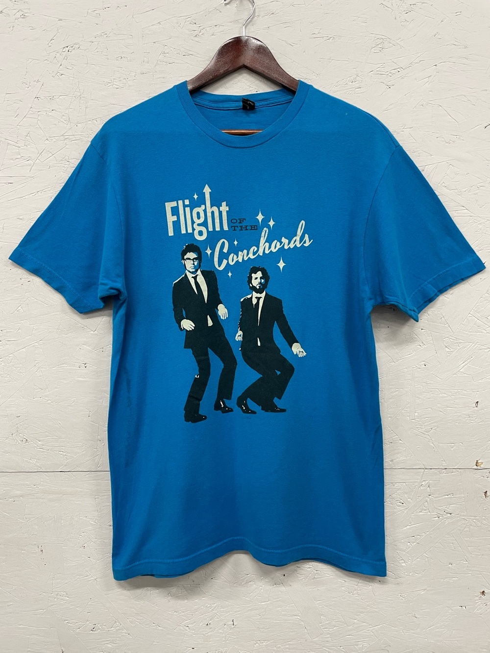 Official 2000s Flight of the Conchords Promo Tee, Tultex Tag, 100% Cotton, L